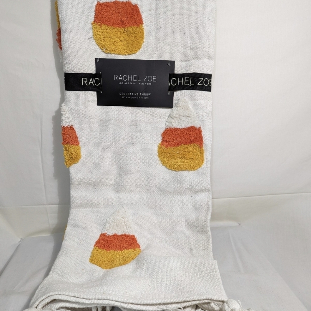 Rachel Zoe Festive Candy Corn Throw